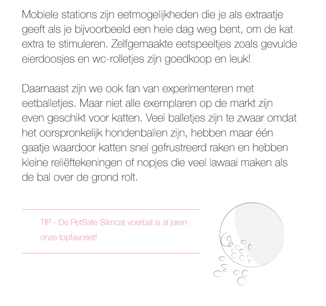 Slimcat antischrok Kattenvoerbal